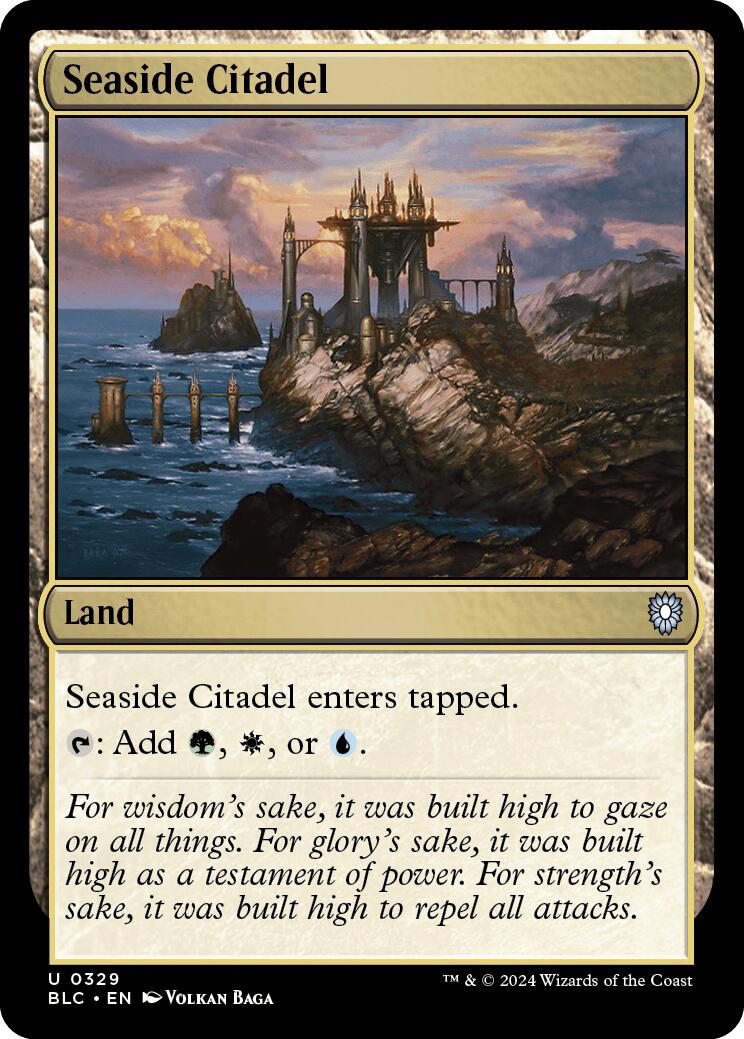 Seaside Citadel [Bloomburrow Commander] | Jomio and Rueliete's Cards and Comics