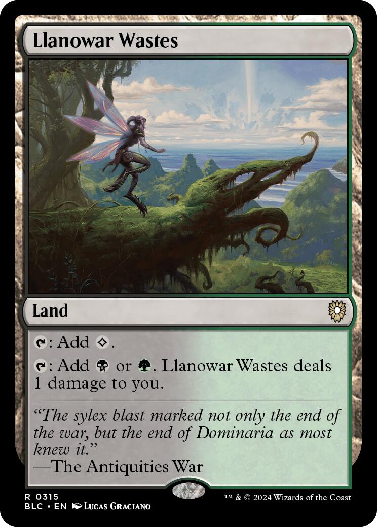 Llanowar Wastes [Bloomburrow Commander] | Jomio and Rueliete's Cards and Comics