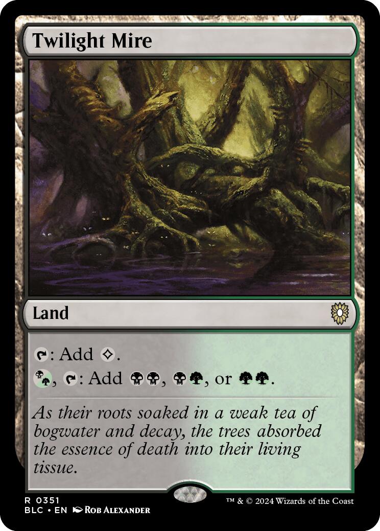 Twilight Mire [Bloomburrow Commander] | Jomio and Rueliete's Cards and Comics