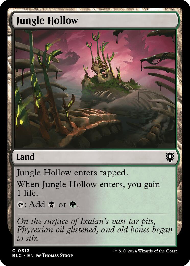 Jungle Hollow [Bloomburrow Commander] | Jomio and Rueliete's Cards and Comics