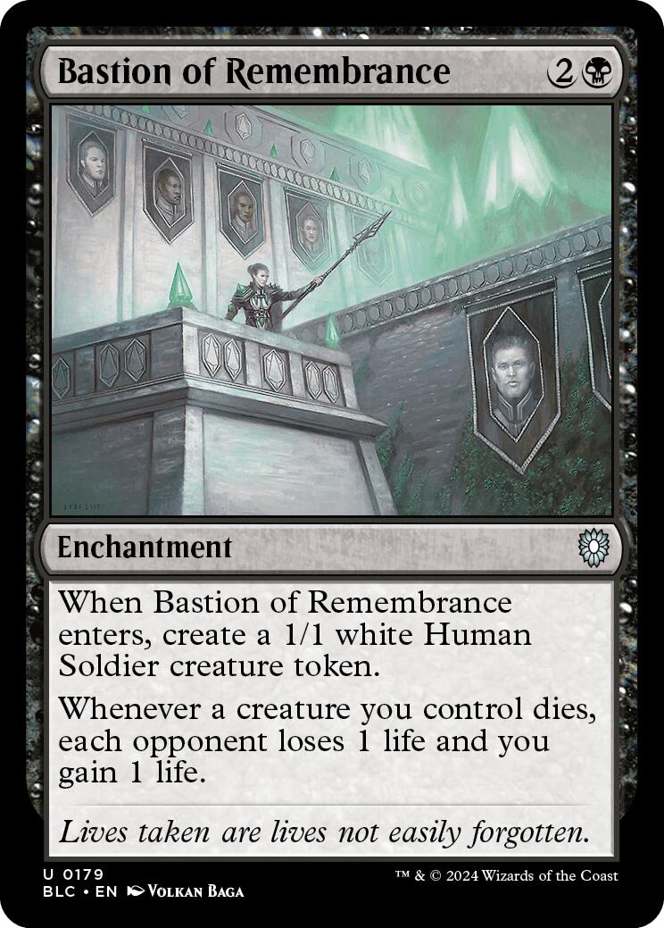 Bastion of Remembrance [Bloomburrow Commander] | Jomio and Rueliete's Cards and Comics