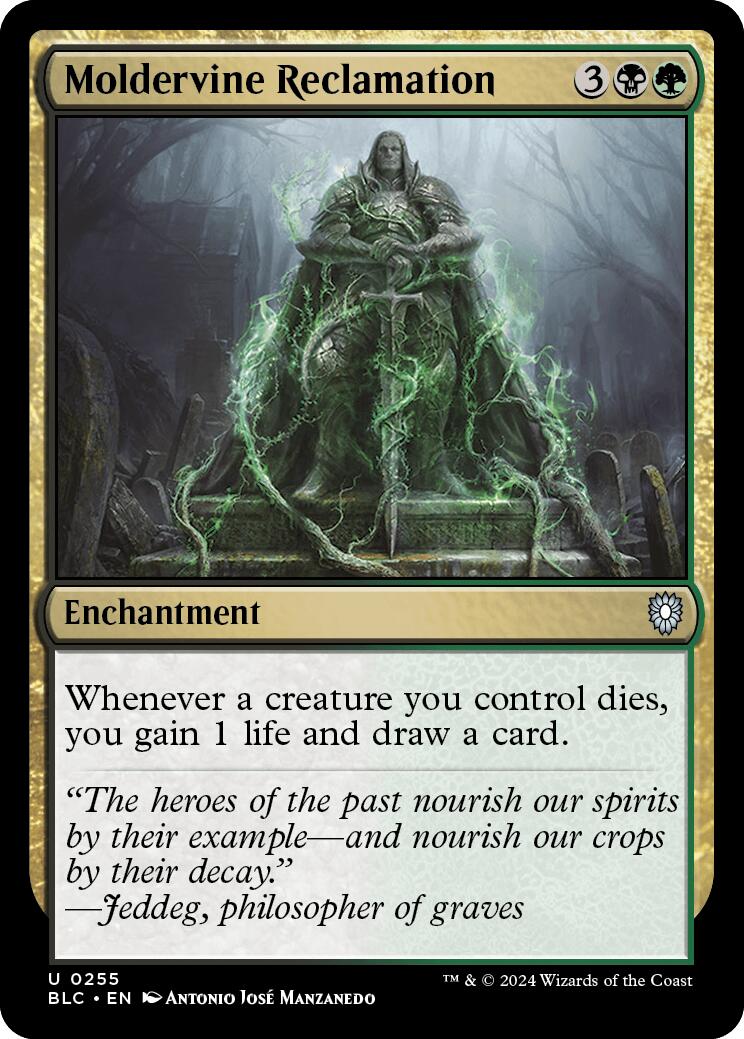 Moldervine Reclamation [Bloomburrow Commander] | Jomio and Rueliete's Cards and Comics