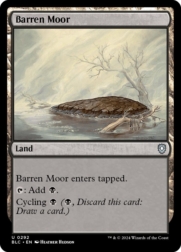 Barren Moor [Bloomburrow Commander] | Jomio and Rueliete's Cards and Comics