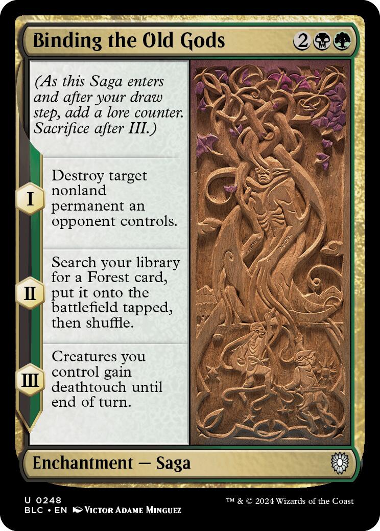 Binding the Old Gods [Bloomburrow Commander] | Jomio and Rueliete's Cards and Comics