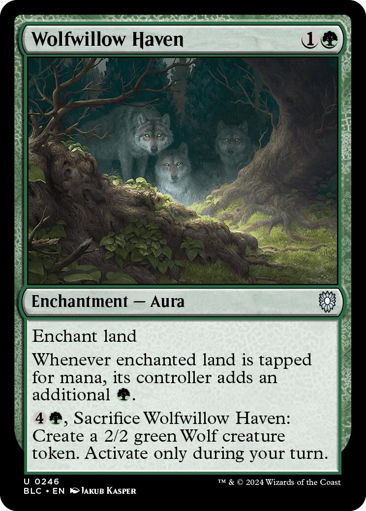 Wolfwillow Haven [Bloomburrow Commander] | Jomio and Rueliete's Cards and Comics
