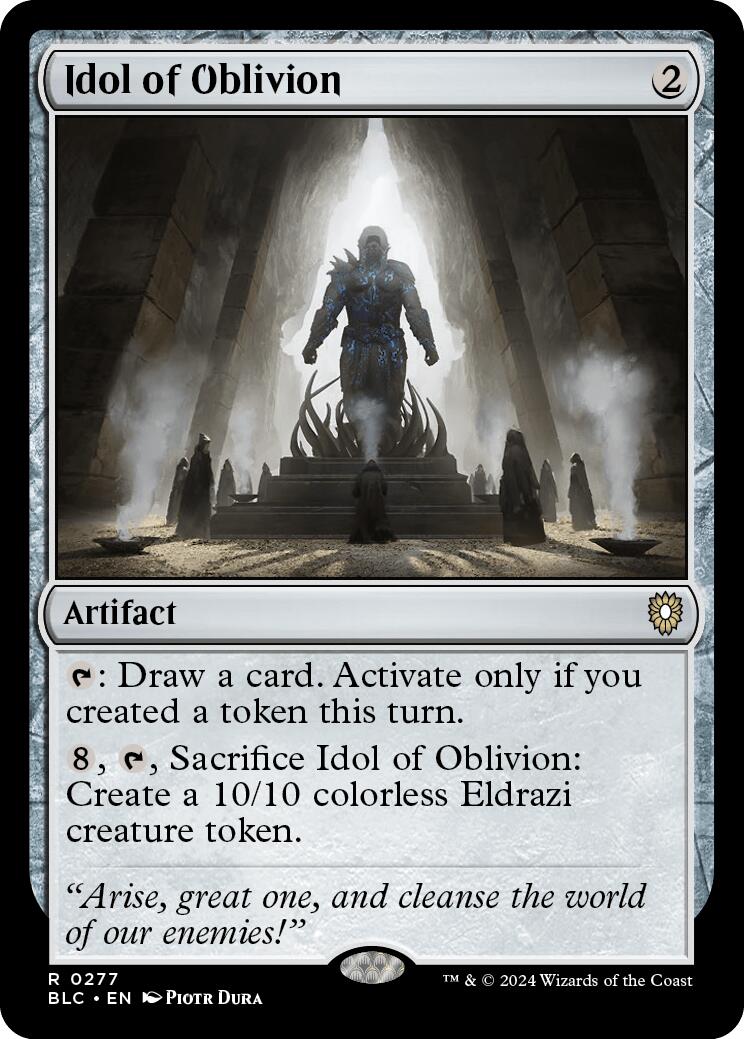 Idol of Oblivion [Bloomburrow Commander] | Jomio and Rueliete's Cards and Comics
