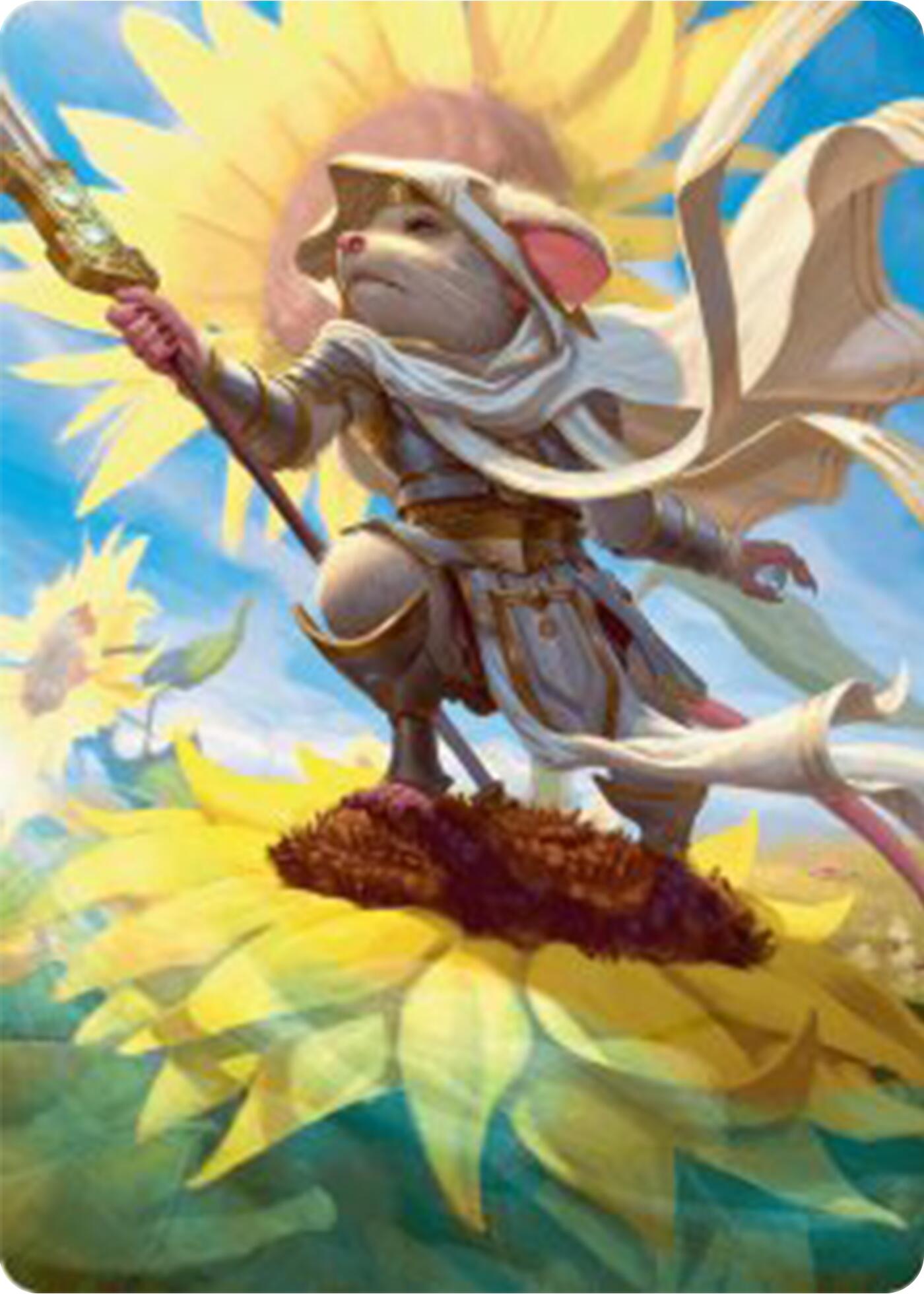 Elspeth, Sun's Champion Art Card [Bloomburrow Art Series] | Jomio and Rueliete's Cards and Comics