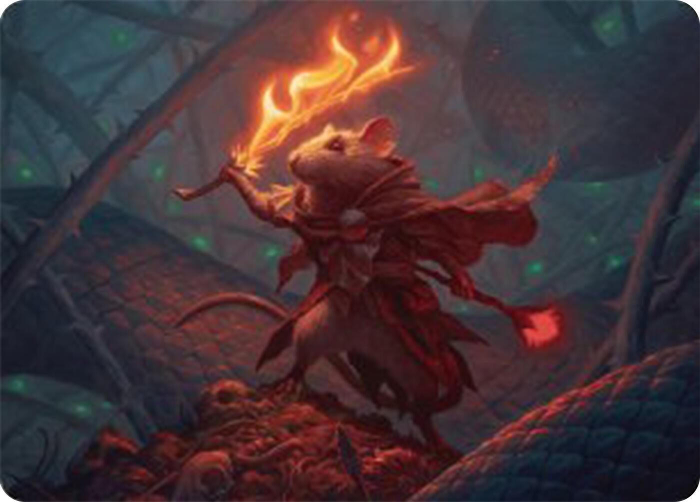 Emberheart Challenger Art Card [Bloomburrow Art Series] | Jomio and Rueliete's Cards and Comics