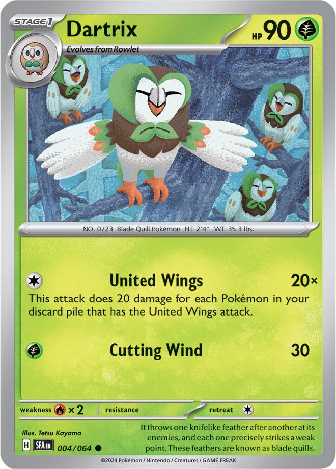 Dartrix (004/064) [Scarlet & Violet: Shrouded Fable] | Jomio and Rueliete's Cards and Comics