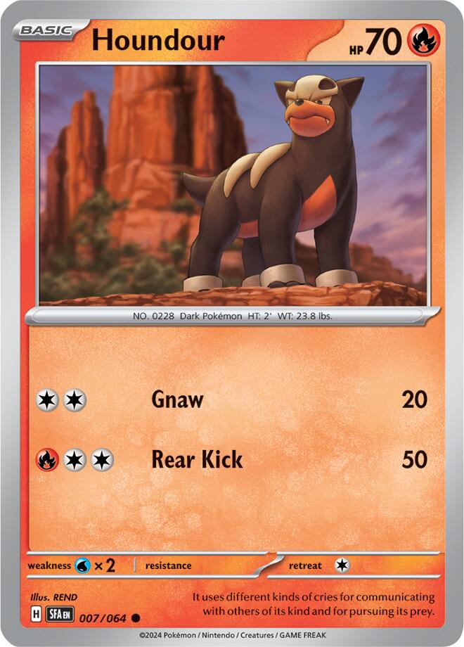 Houndour (007/064) [Scarlet & Violet: Shrouded Fable] | Jomio and Rueliete's Cards and Comics