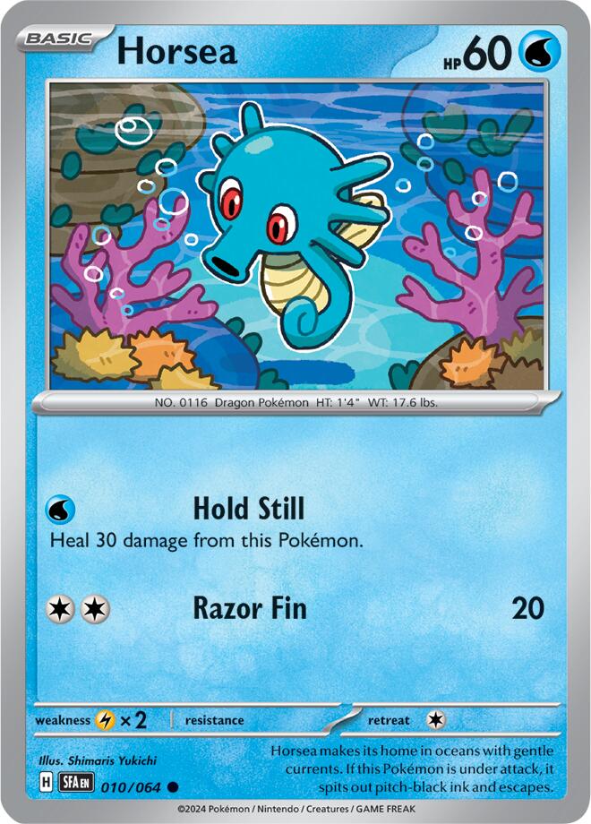 Horsea (010/064) [Scarlet & Violet: Shrouded Fable] | Jomio and Rueliete's Cards and Comics