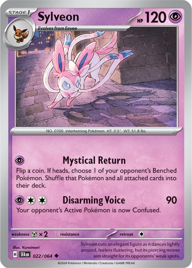 Sylveon (022/064) [Scarlet & Violet: Shrouded Fable] | Jomio and Rueliete's Cards and Comics