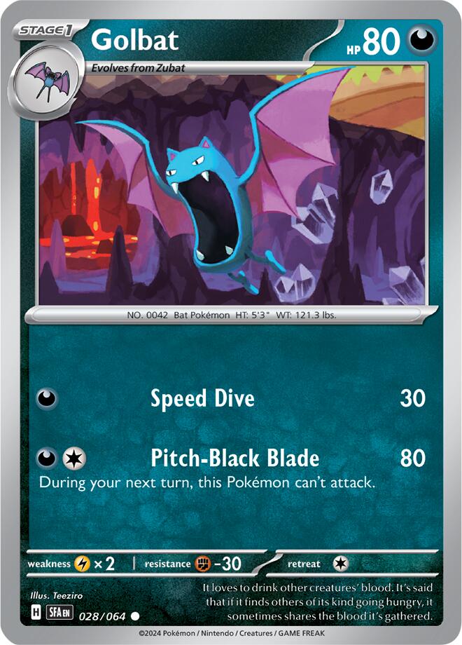 Golbat (028/064) [Scarlet & Violet: Shrouded Fable] | Jomio and Rueliete's Cards and Comics