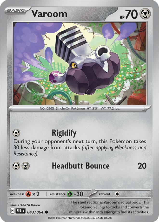 Varoom (043/064) [Scarlet & Violet: Shrouded Fable] | Jomio and Rueliete's Cards and Comics