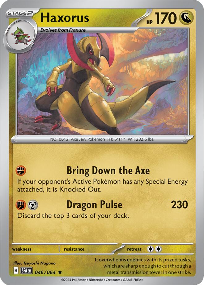 Haxorus (046/064) [Scarlet & Violet: Shrouded Fable] | Jomio and Rueliete's Cards and Comics