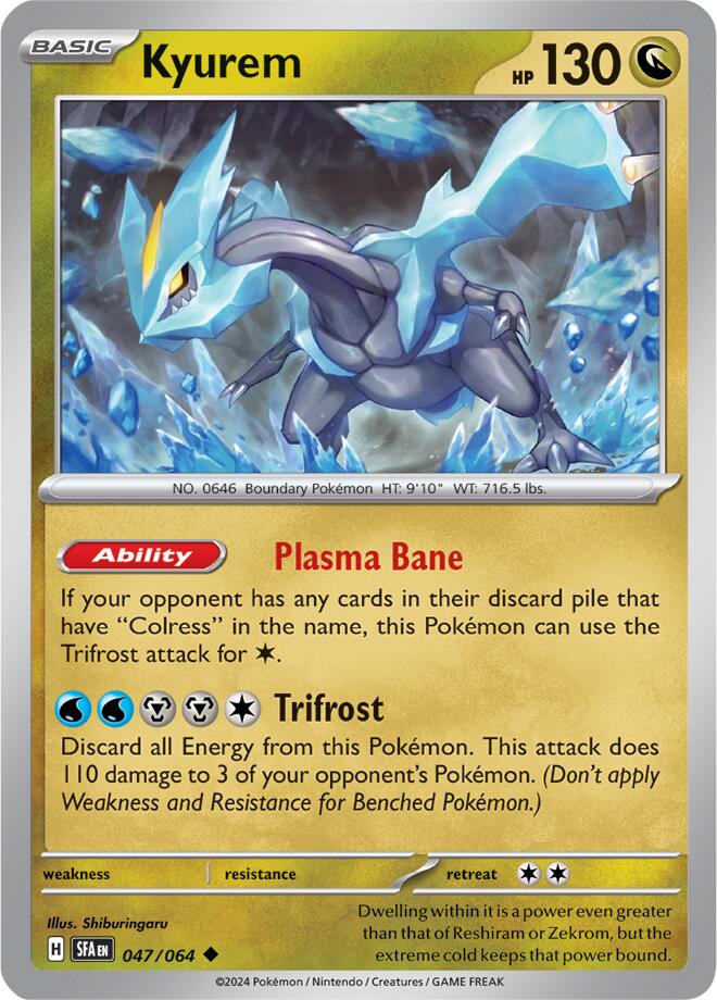 Kyurem (047/064) [Scarlet & Violet: Shrouded Fable] | Jomio and Rueliete's Cards and Comics