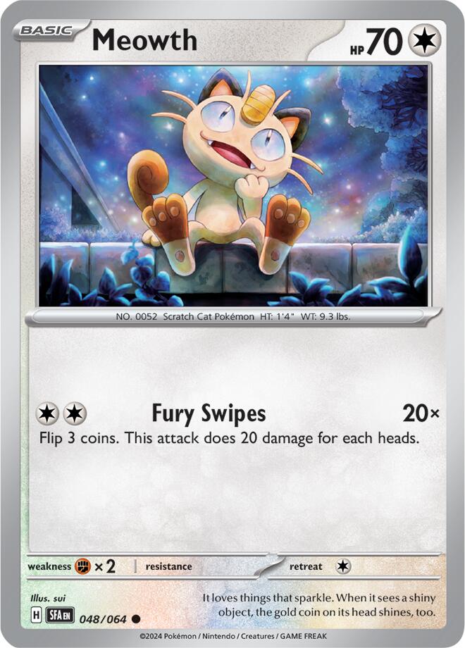 Meowth (048/064) [Scarlet & Violet: Shrouded Fable] | Jomio and Rueliete's Cards and Comics