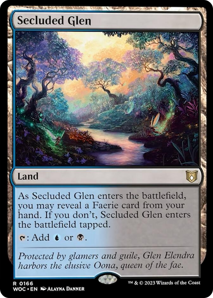 Secluded Glen [Wilds of Eldraine Commander] | Jomio and Rueliete's Cards and Comics