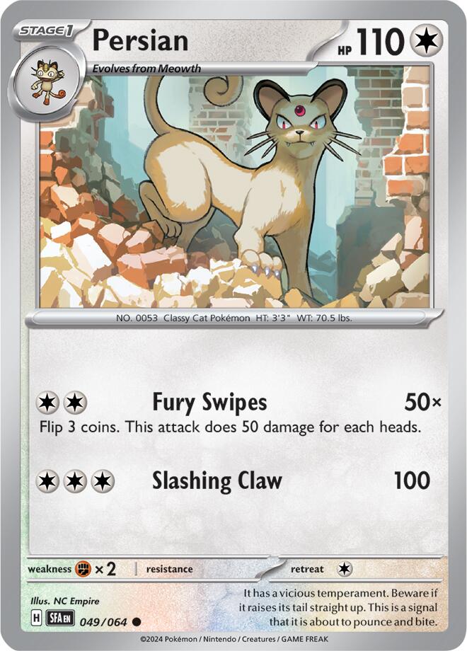 Persian (049/064) [Scarlet & Violet: Shrouded Fable] | Jomio and Rueliete's Cards and Comics