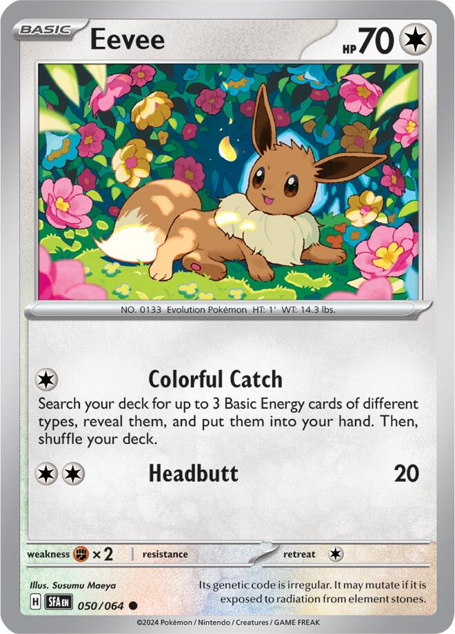 Eevee (050/064) [Scarlet & Violet: Shrouded Fable] | Jomio and Rueliete's Cards and Comics