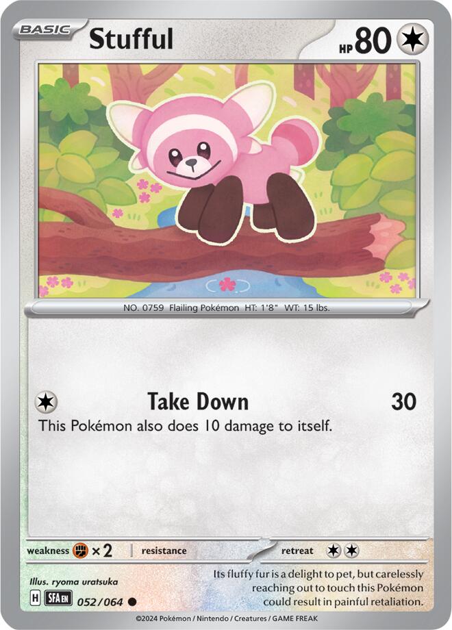 Stufful (052/064) [Scarlet & Violet: Shrouded Fable] | Jomio and Rueliete's Cards and Comics