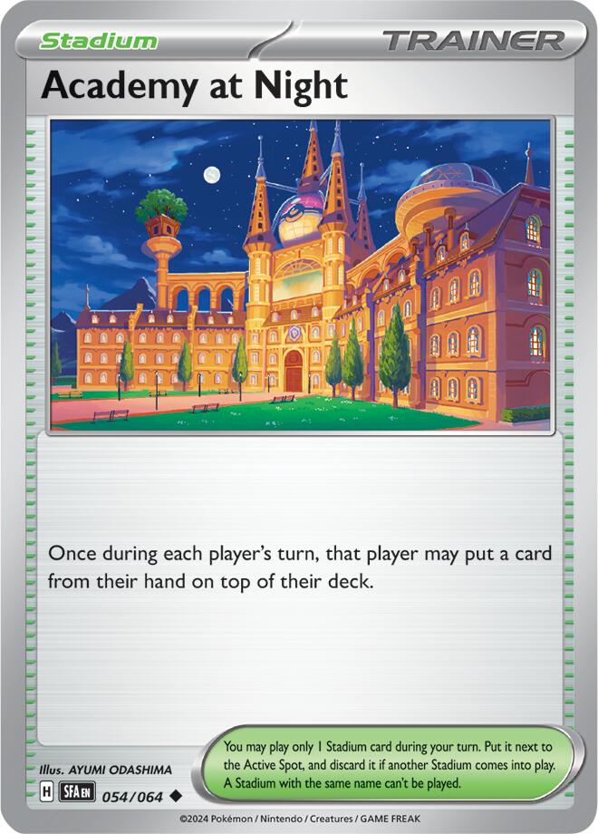Academy at Night (054/064) [Scarlet & Violet: Shrouded Fable] | Jomio and Rueliete's Cards and Comics