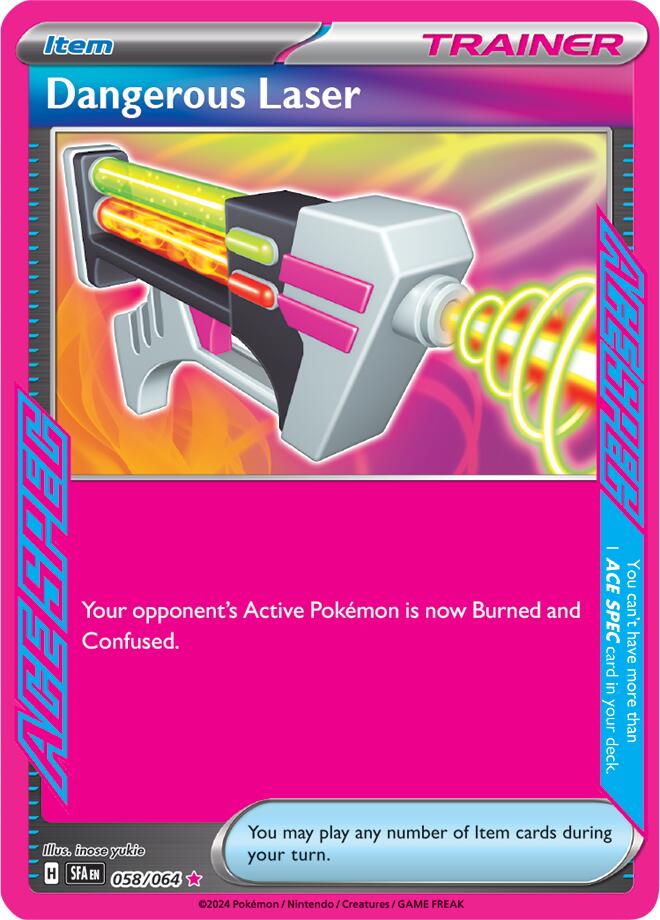 Dangerous Laser (058/064) [Scarlet & Violet: Shrouded Fable] | Jomio and Rueliete's Cards and Comics