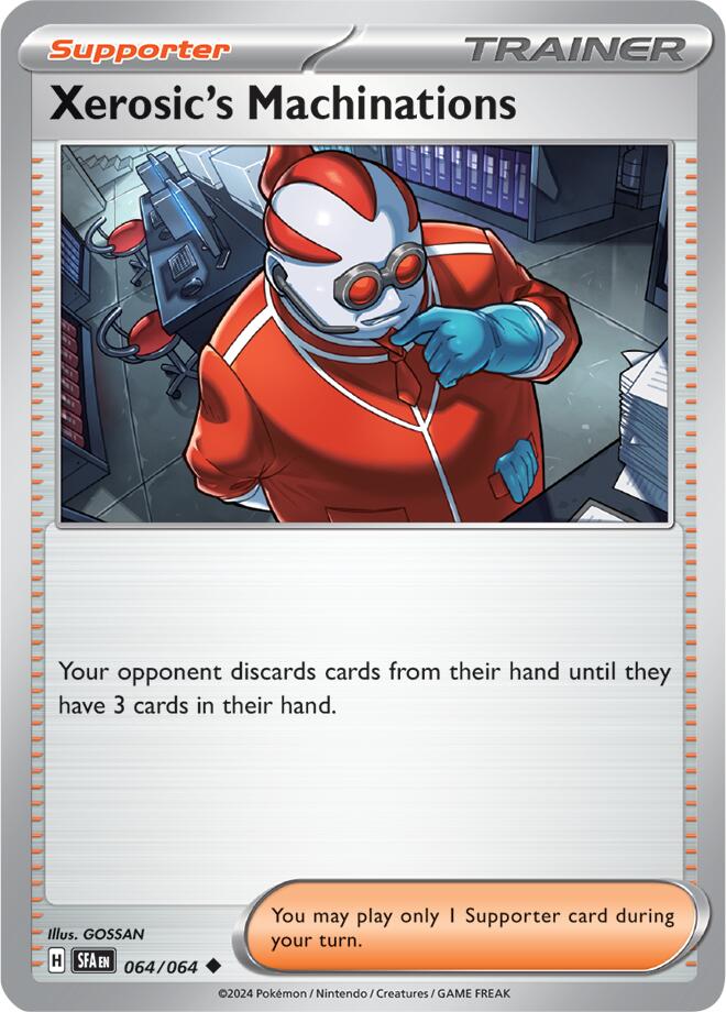 Xerosic's Machinations (064/064) [Scarlet & Violet: Shrouded Fable] | Jomio and Rueliete's Cards and Comics