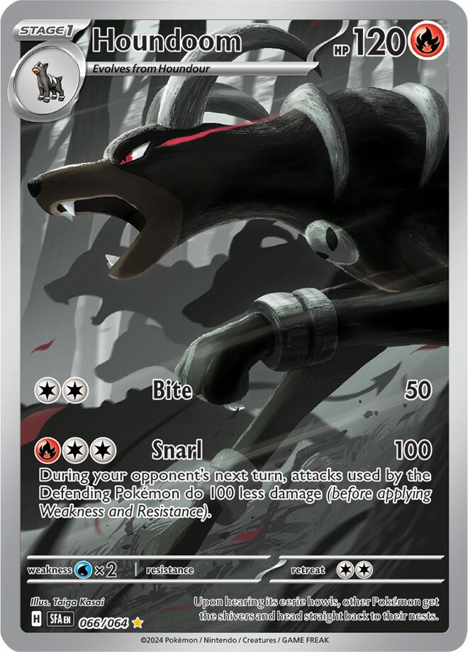 Houndoom (066/064) [Scarlet & Violet: Shrouded Fable] | Jomio and Rueliete's Cards and Comics