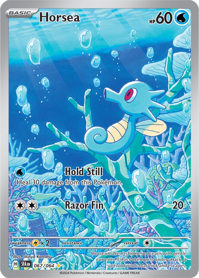 Horsea (067/064) [Scarlet & Violet: Shrouded Fable] | Jomio and Rueliete's Cards and Comics