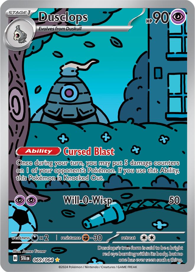 Dusclops (069/064) [Scarlet & Violet: Shrouded Fable] | Jomio and Rueliete's Cards and Comics