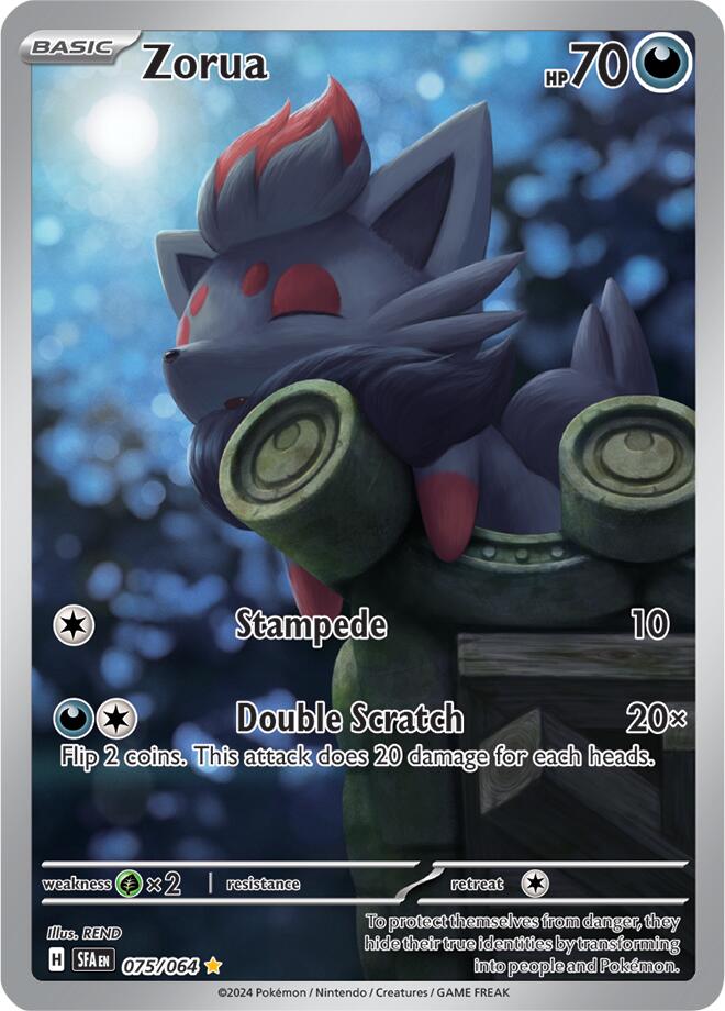 Zorua (075/064) [Scarlet & Violet: Shrouded Fable] | Jomio and Rueliete's Cards and Comics