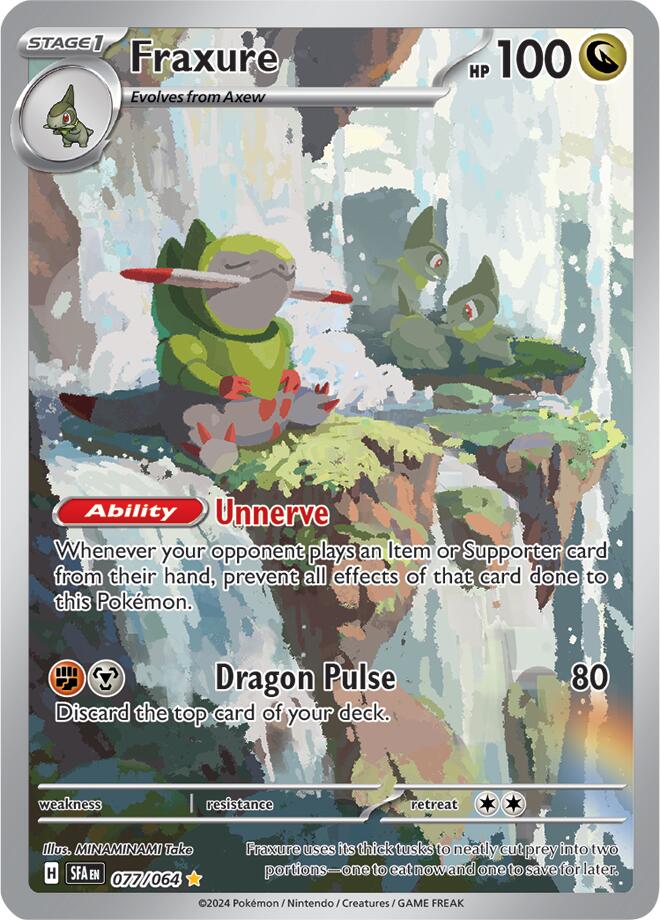 Fraxure (077/064) [Scarlet & Violet: Shrouded Fable] | Jomio and Rueliete's Cards and Comics