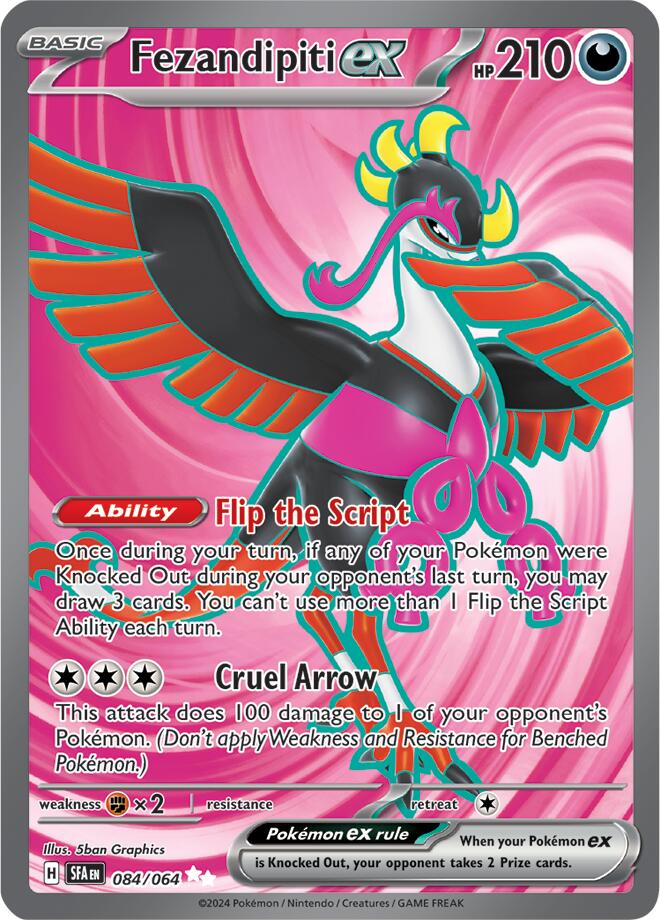 Fezandipiti ex (084/064) [Scarlet & Violet: Shrouded Fable] | Jomio and Rueliete's Cards and Comics