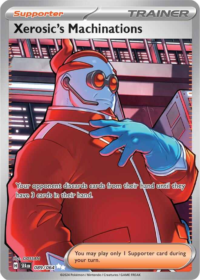 Xerosic's Machinations (089/064) [Scarlet & Violet: Shrouded Fable] | Jomio and Rueliete's Cards and Comics