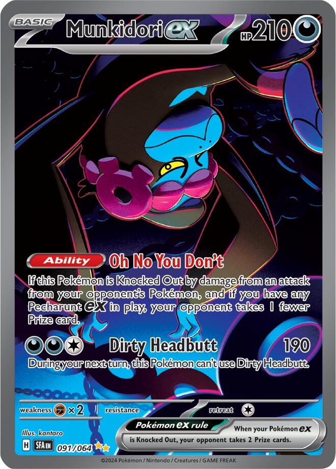 Munkidori ex (091/064) [Scarlet & Violet: Shrouded Fable] | Jomio and Rueliete's Cards and Comics