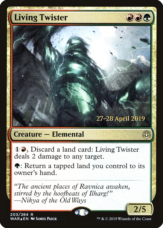 Living Twister [War of the Spark Prerelease Promos] | Jomio and Rueliete's Cards and Comics
