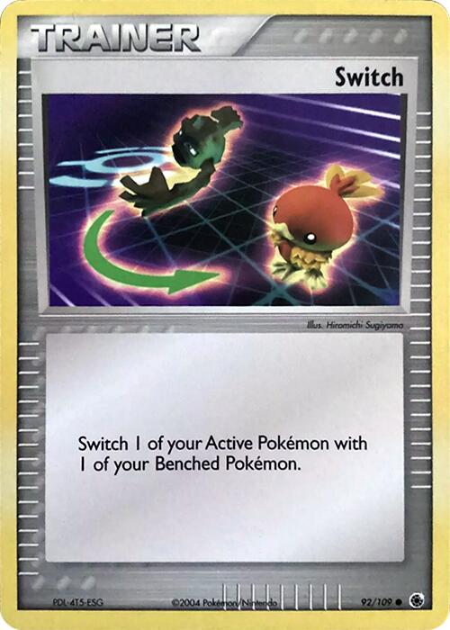 Switch (92/109) (Theme Deck Exclusive) [EX: Ruby & Sapphire] | Jomio and Rueliete's Cards and Comics