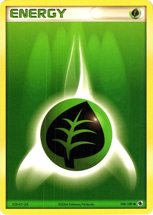 Grass Energy (104/109) (Theme Deck Exclusive) [EX: Ruby & Sapphire] | Jomio and Rueliete's Cards and Comics