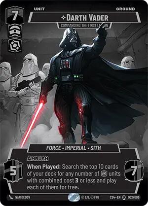 Darth Vader - Commanding the First Legion (002/006) (2024 Convention Exclusive) (002/006) [Miscellaneous] | Jomio and Rueliete's Cards and Comics