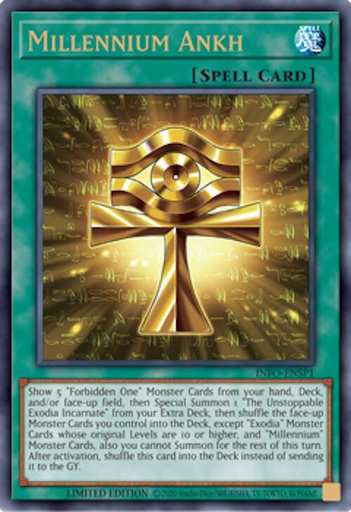 Millennium Ankh (INFO-ENSP1) [INFO-ENSP1] Secret Rare | Jomio and Rueliete's Cards and Comics