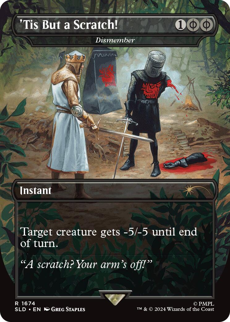 'Tis But a Scratch! - Dismember [Secret Lair Drop Series] | Jomio and Rueliete's Cards and Comics