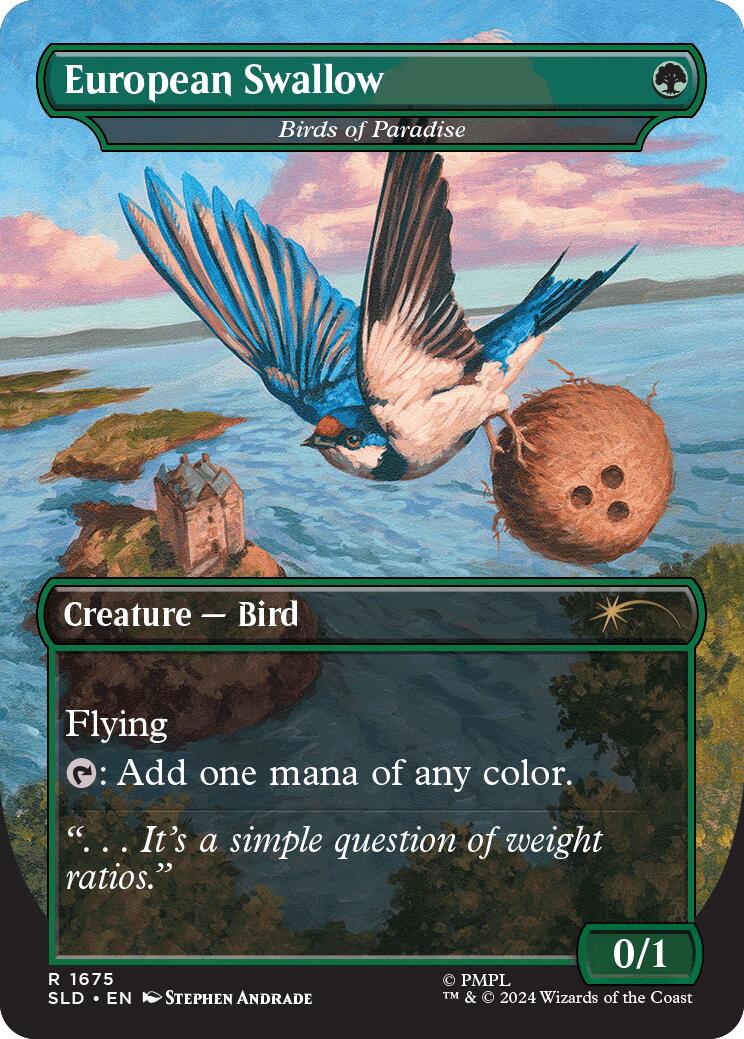African Swallow - Birds of Paradise [Secret Lair Drop Series] | Jomio and Rueliete's Cards and Comics