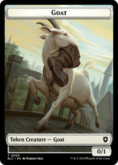 Goat // Wolf (032) Double-Sided Token [Bloomburrow Commander Tokens] | Jomio and Rueliete's Cards and Comics