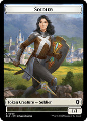 Soldier // Citizen Double-Sided Token [Bloomburrow Commander Tokens] | Jomio and Rueliete's Cards and Comics
