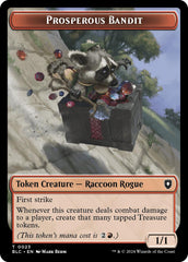 Prosperous Bandit // Treasure Double-Sided Token [Bloomburrow Commander Tokens] | Jomio and Rueliete's Cards and Comics