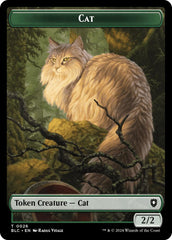 Cat // Treasure Double-Sided Token [Bloomburrow Commander Tokens] | Jomio and Rueliete's Cards and Comics