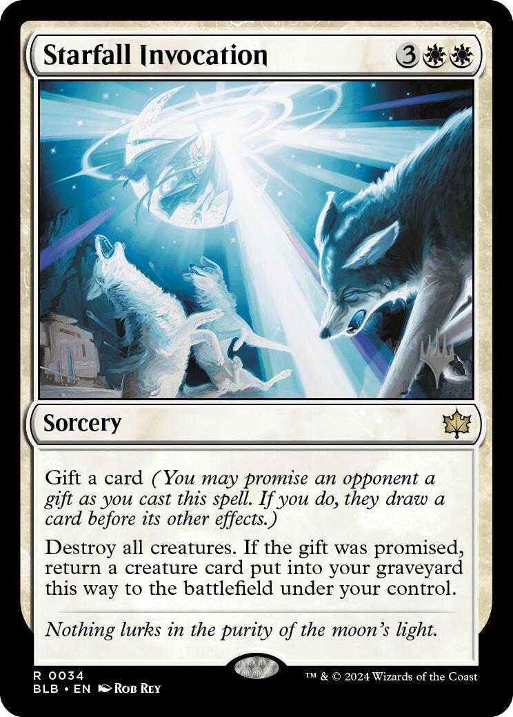 Starfall Invocation (Promo Pack) [Bloomburrow Promos] | Jomio and Rueliete's Cards and Comics