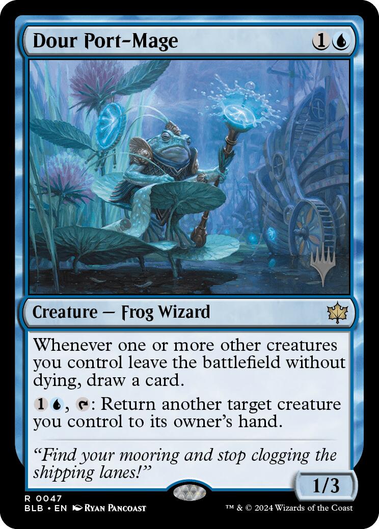 Dour Port-Mage (Promo Pack) [Bloomburrow Promos] | Jomio and Rueliete's Cards and Comics