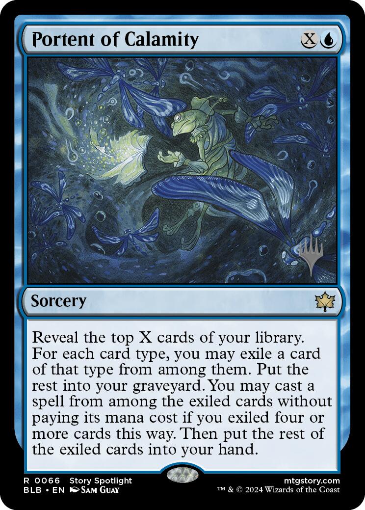 Portent of Calamity (Promo Pack) [Bloomburrow Promos] | Jomio and Rueliete's Cards and Comics